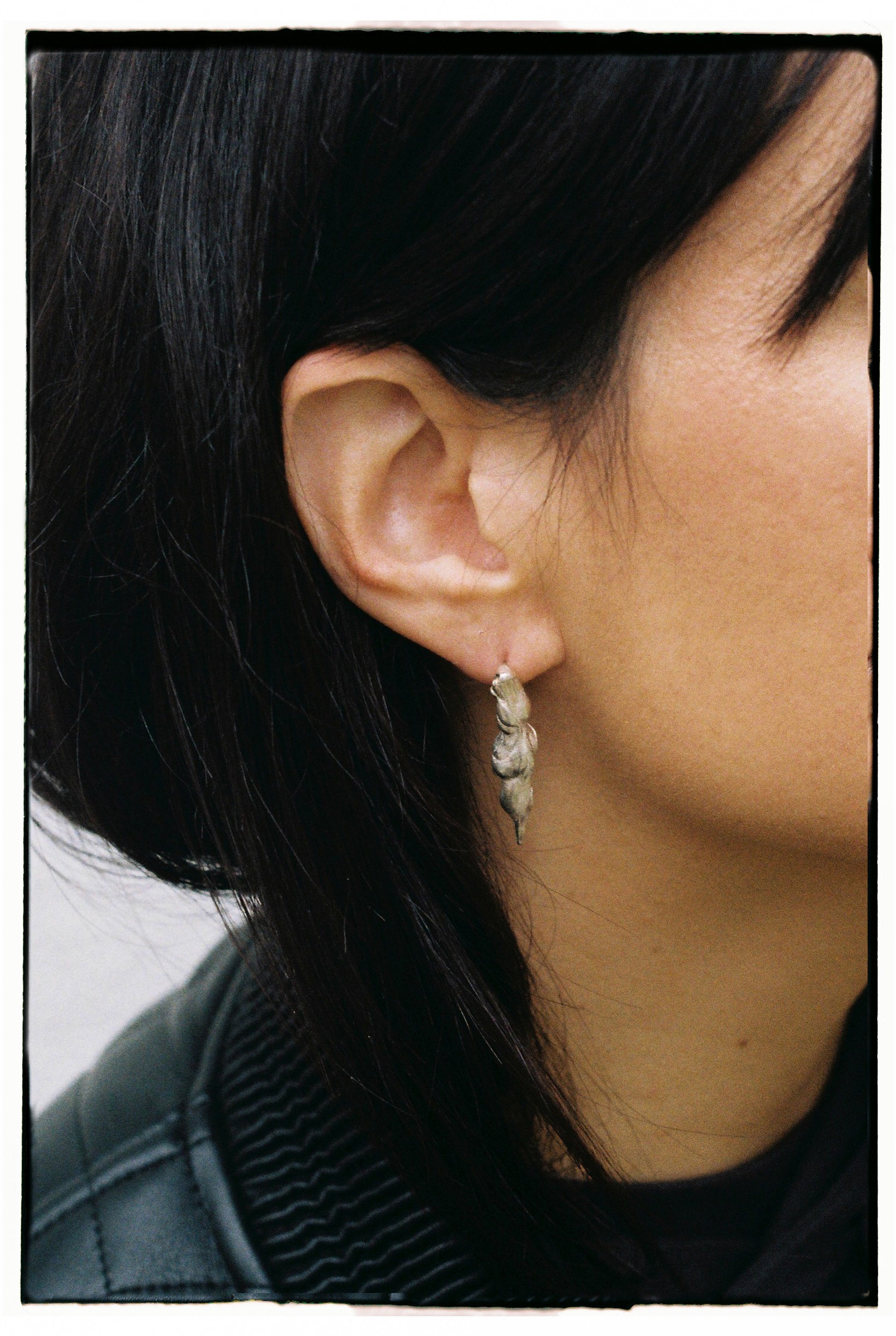 Carlota Brogueira Universe Flow Earrings Silver