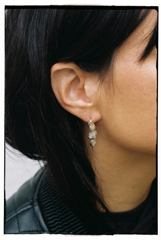 Carlota Brogueira Universe Flow Earrings Silver