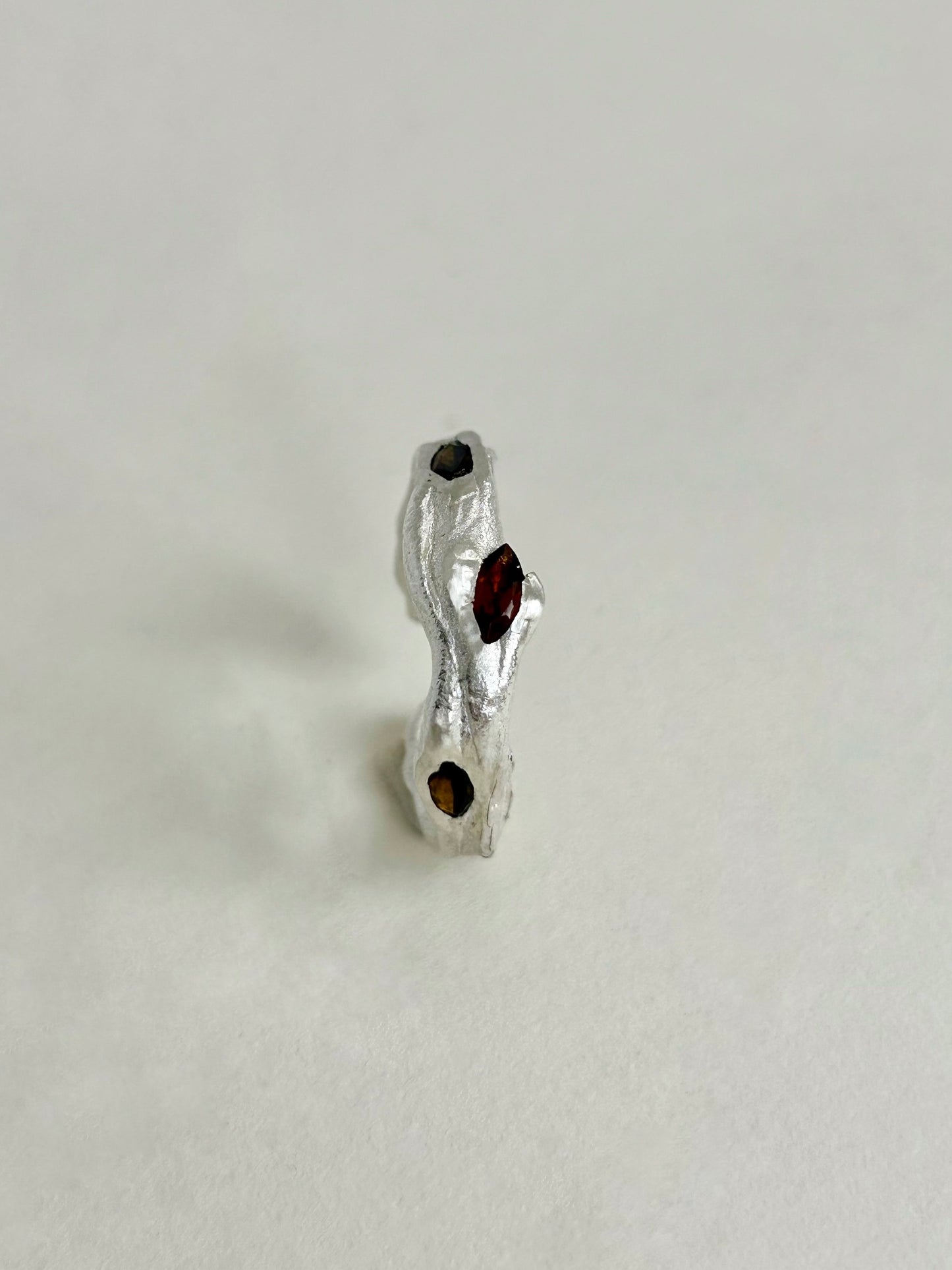 Circle of Intention Ring with Tourmaline Gemstones