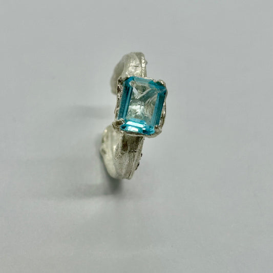 The Altar Ring w/ Ametrine or Topaz Gemstone